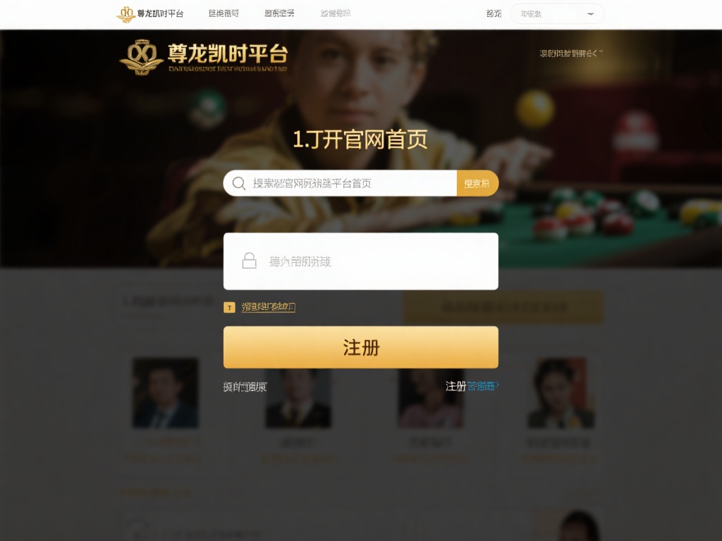 1.&nbsp;打开官网首页
通过搜索引擎输入“尊龙凯时平